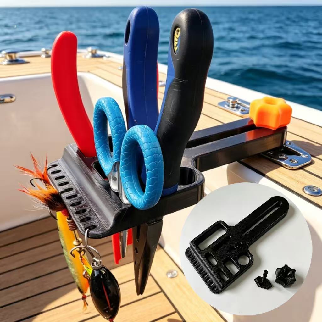 Fishing Kayak Crate - Kayak T-Slot Angelausrüstungs-Aufbewahrungsbox, Robuste Angelzubehör-Sortierbox, Geeignet