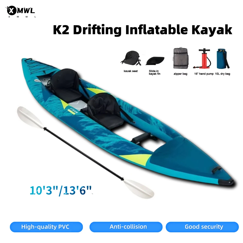 Aufblasbares Kanu-Kajak für 1- – Fishing Kayak Paddle Bewertung und Preis