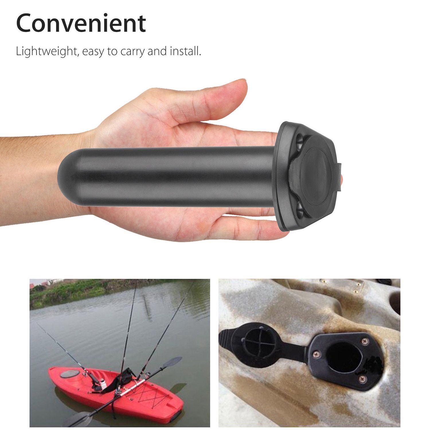 ABME 1Pcs Unterputz Fischerboo – Fishing Kayak Rod Holder Bewertung und Preis