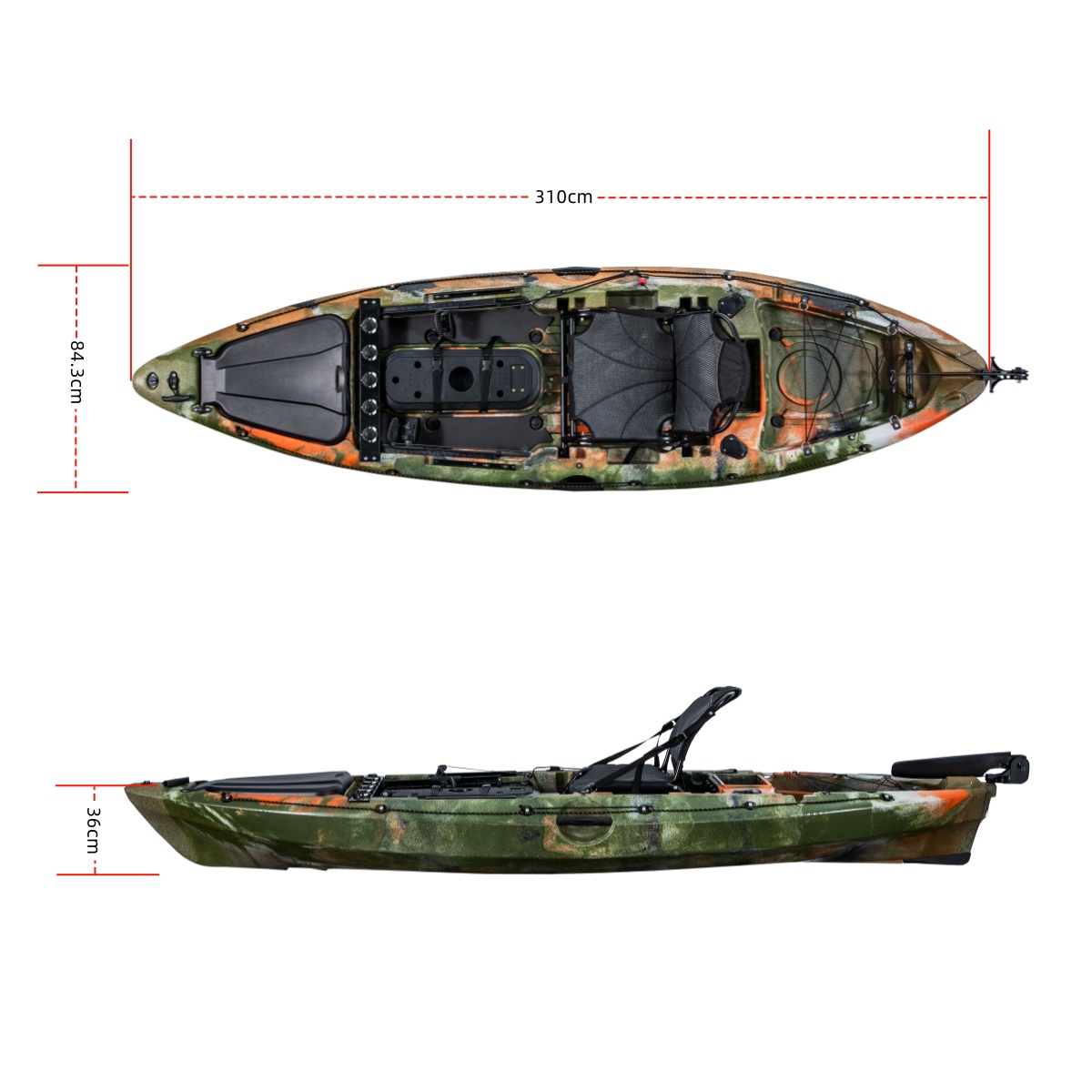 Erstklassiges Einzel-Angelkaja – Fishing Kayak Rod Holder Bewertung und Preis