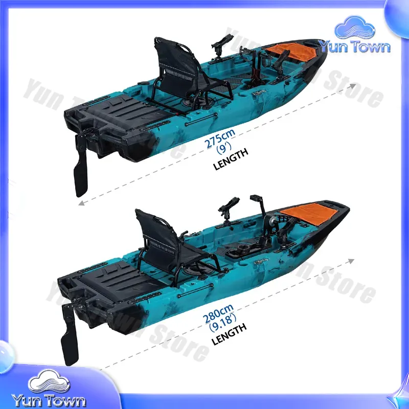 Modulares 9,5-Fuß-Sit-on-Top-K – Fishing Kayak Pedal Drive Bewertung und Preis